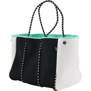 Neoprene Beach Tote Bag Large Stylish Waterproof Travel Bag with Zipper Pocket
